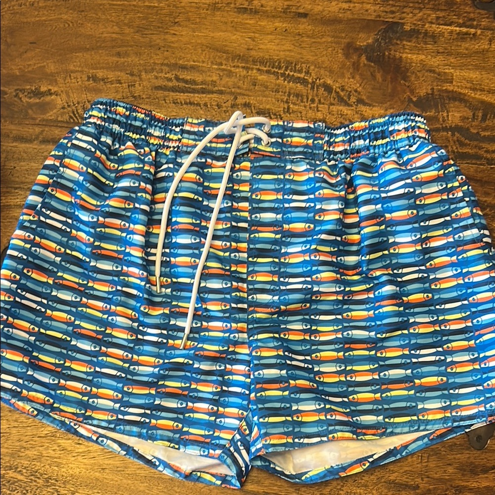 2xist Blue Multicolor Swim Trunks